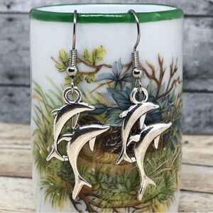 Dolphin Animal Hook Earrings